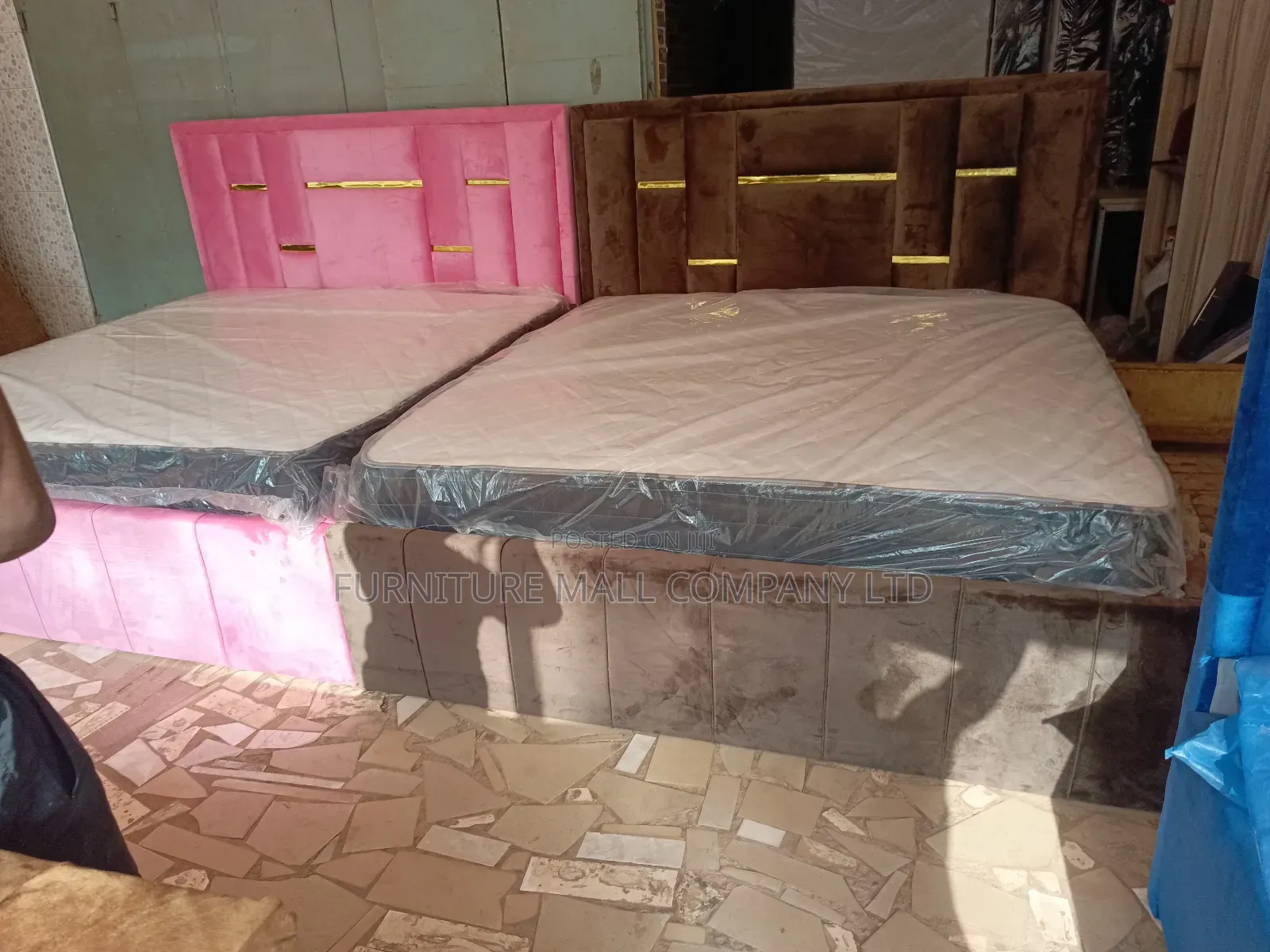 72x75 Queens Bed With Mattress . Free Delivery
