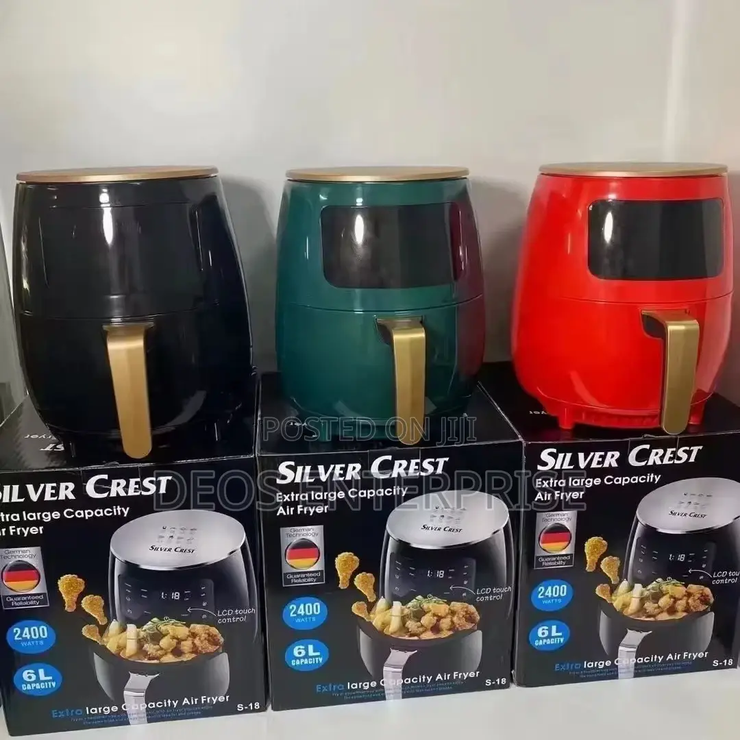6l Silver Crest Air Fryer for Frying Baking