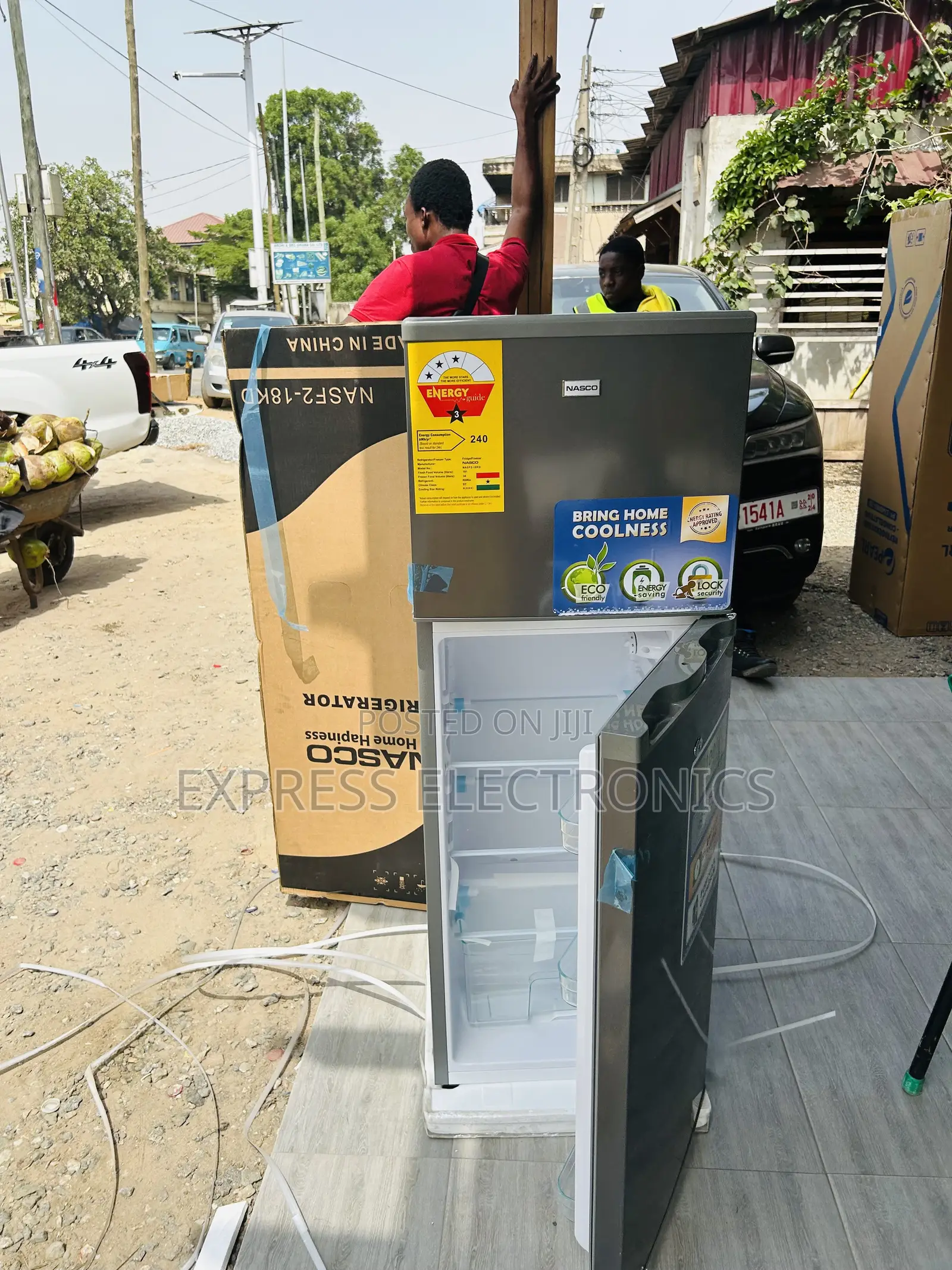 Fast Freezing Temperature Nasf2-18 Nasco Double Door Fridge