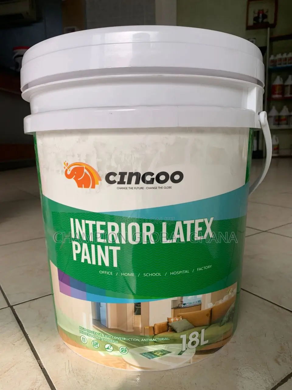 Interior Modify Latex Acrylic Matte White Paint