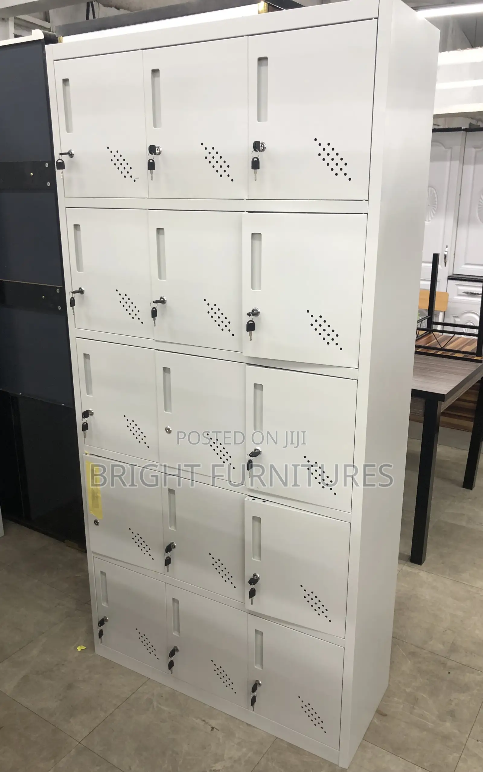 Office Cabinet With 15 Lockers