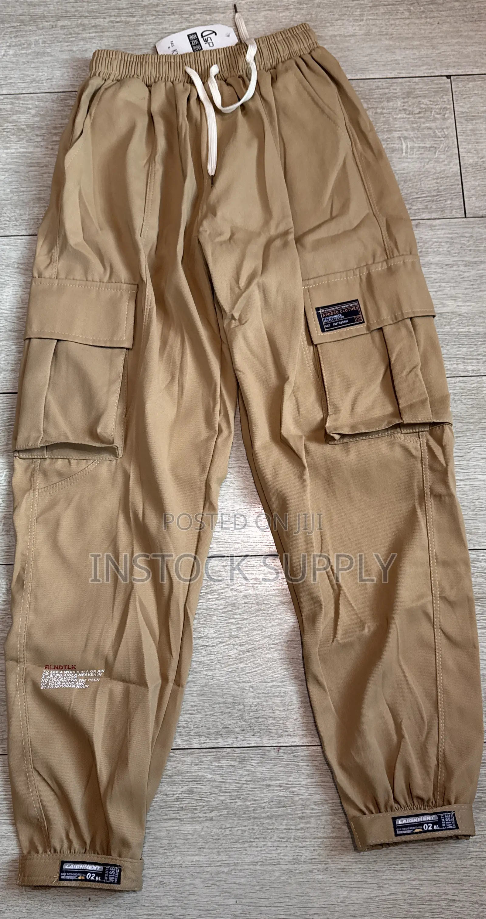 Khaki Side Pocket Trousers Pants