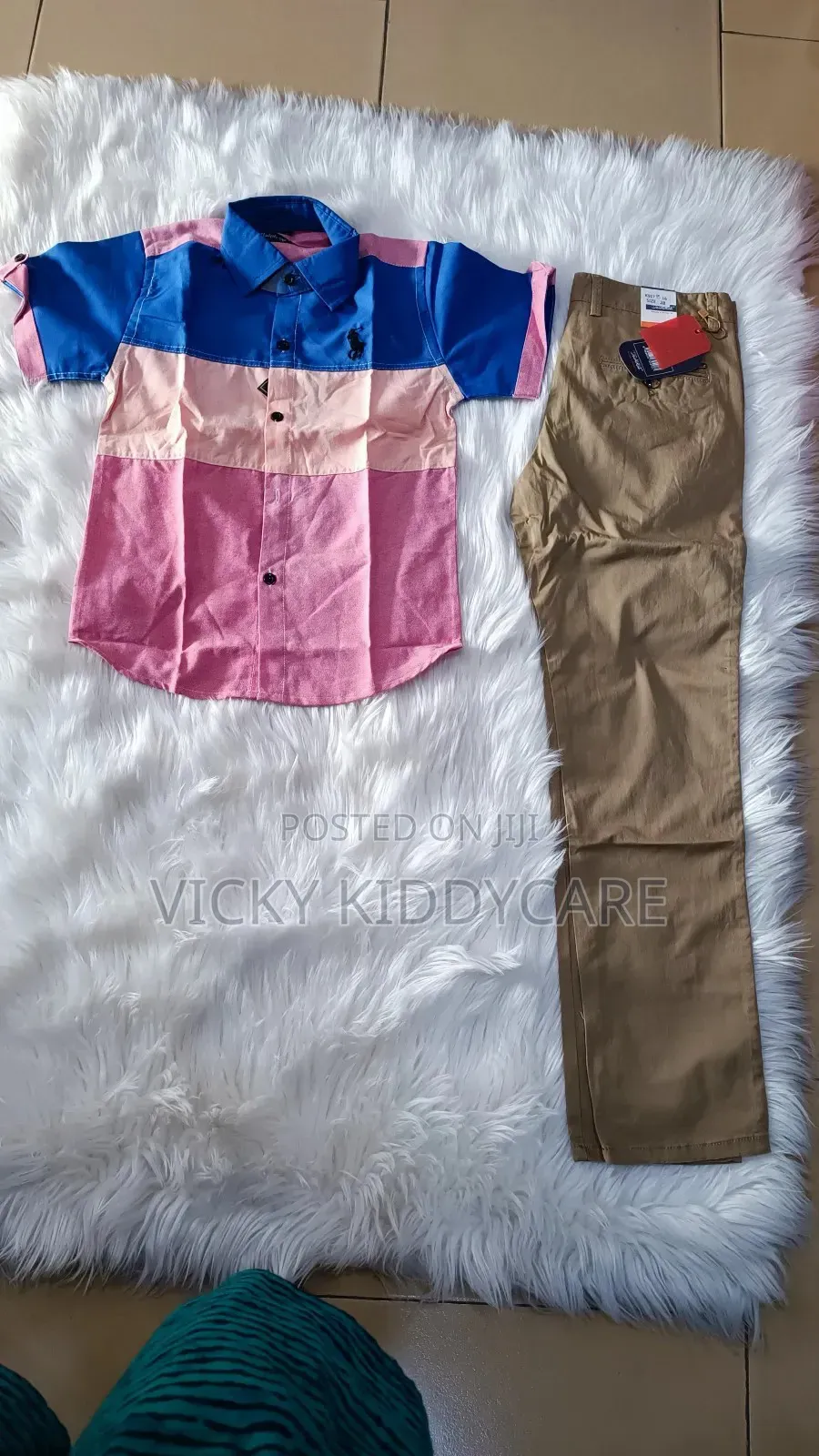 Boy's Trousers With Shirt for Church or Outing