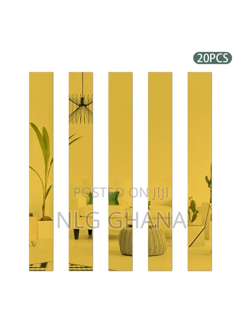 Self-Adhesive Acrylic Mirror Wall Stickers Rectangle Decorat Tvx16543