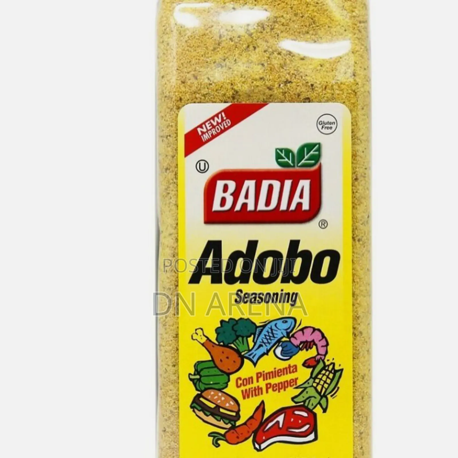 Badia Adobo Seasoning With Pepper.