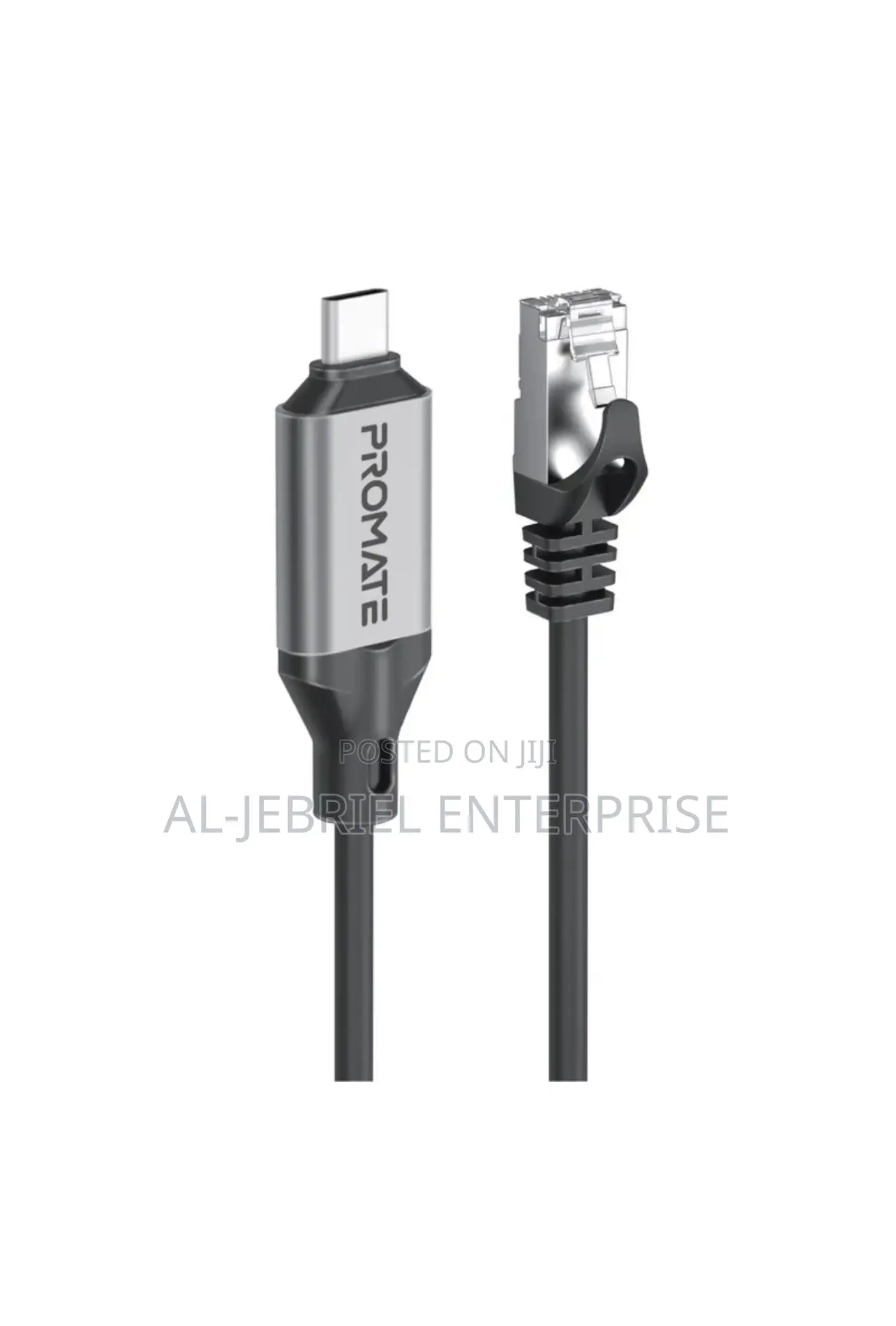 Promate Clink-Rj45 USB-C to RJ45 Ethernet 5M Cable Adapter