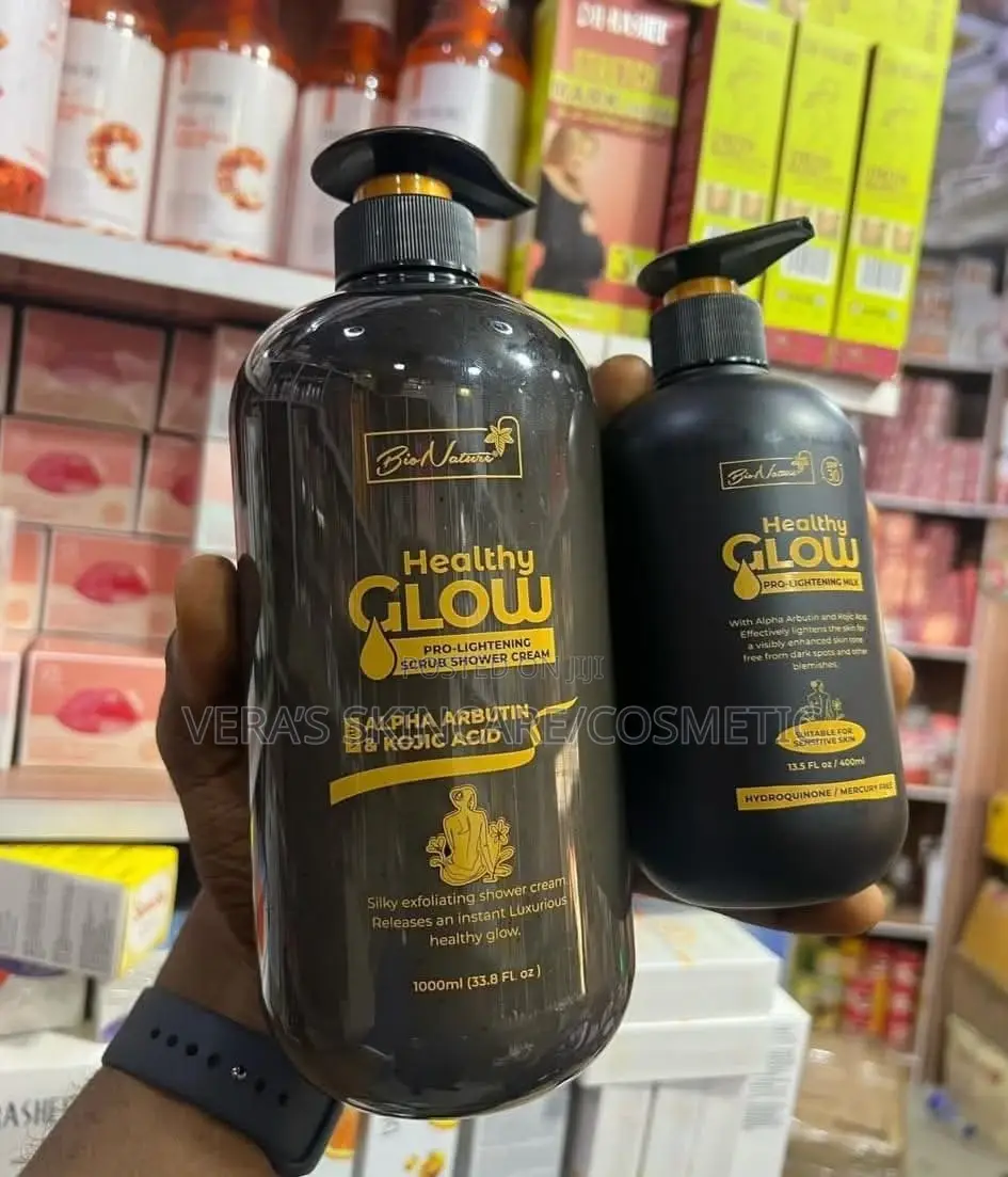 Health Glow Shower Gel and Lotion