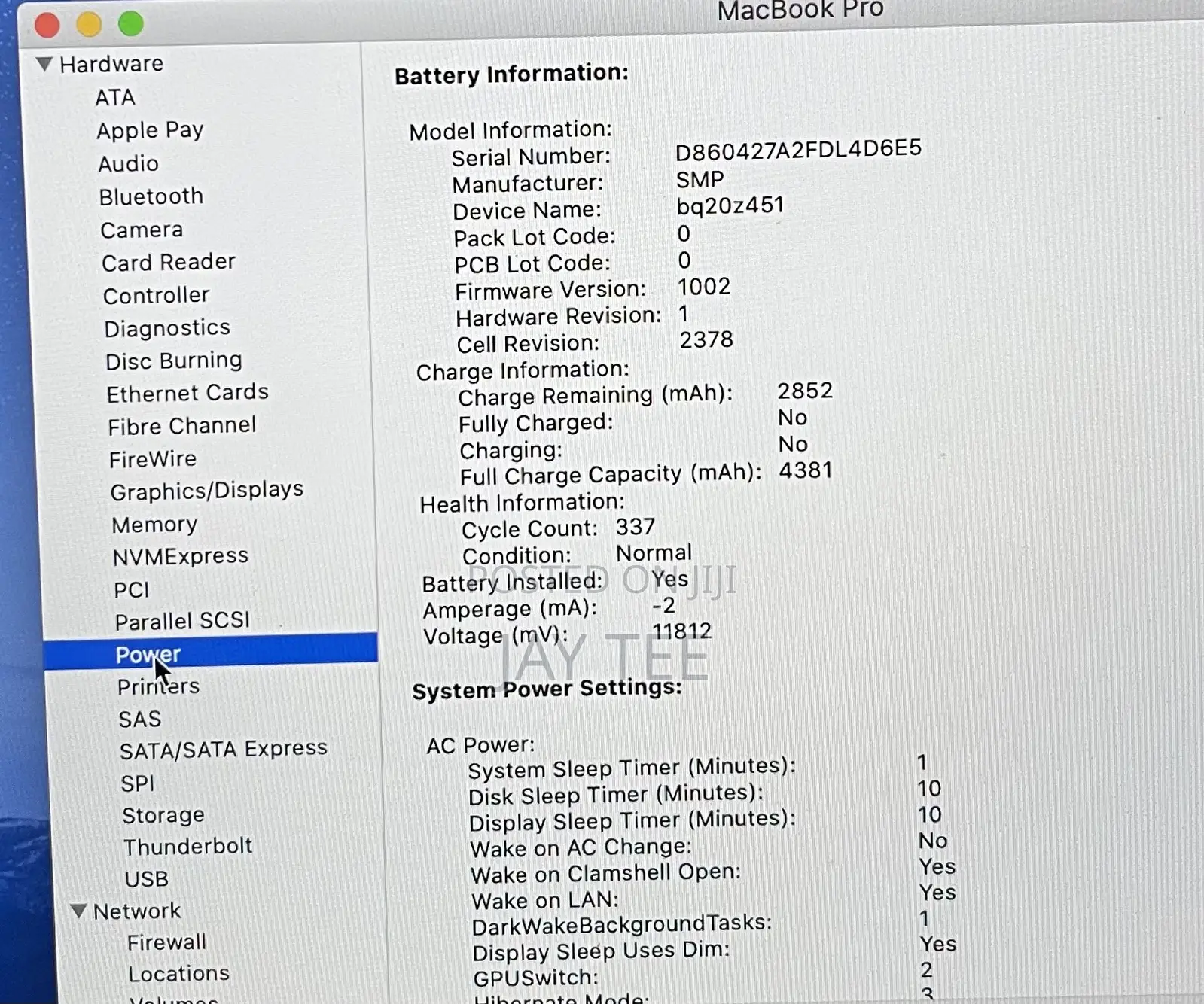 Laptop Apple MacBook Pro 2020 8GB Intel Core I5 SSD 256GB