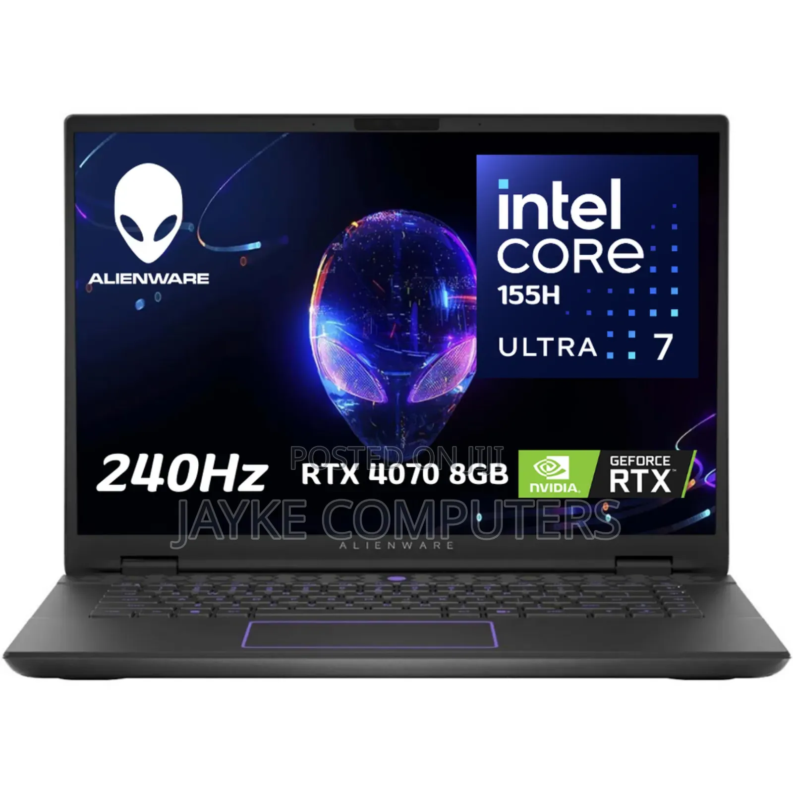 New Laptop Dell Alienware M16 R2 32GB Intel Core Ultra 7 SSD 1T
