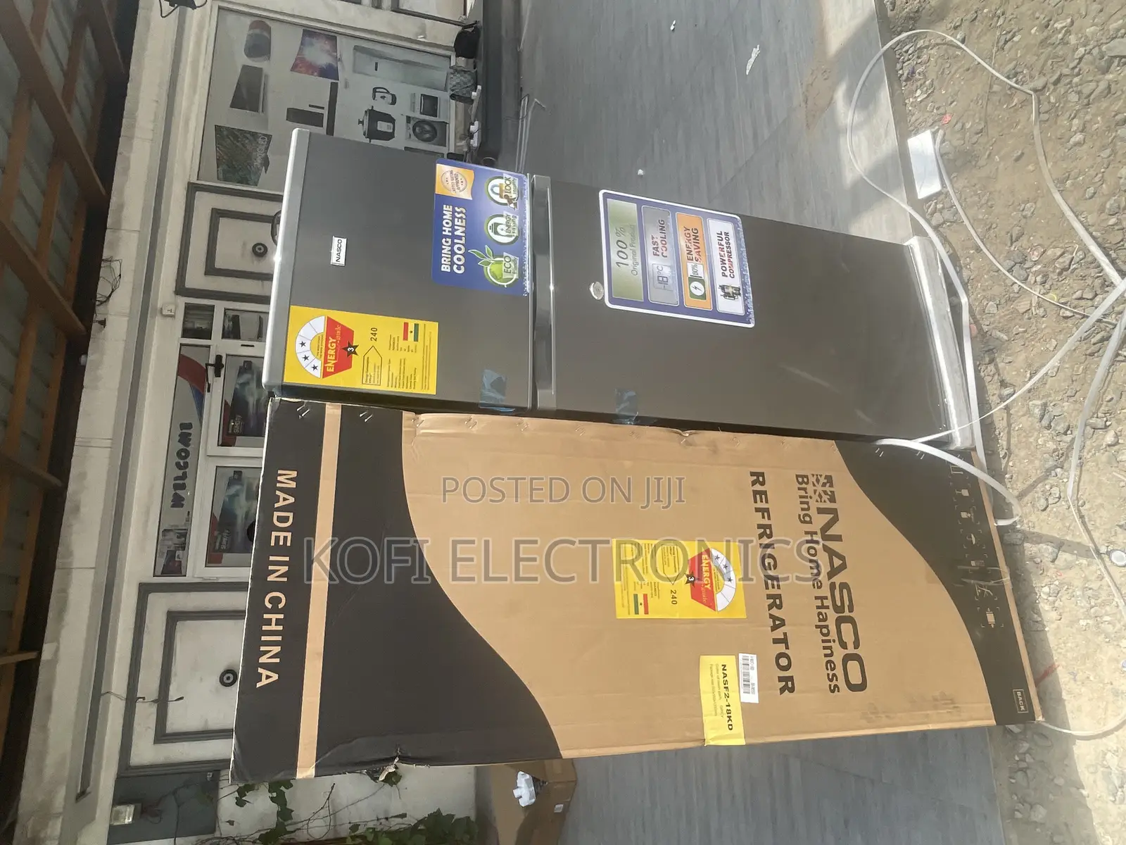 Available Nasco 135L Top Freezer Refrigerator - NASF2-18KD