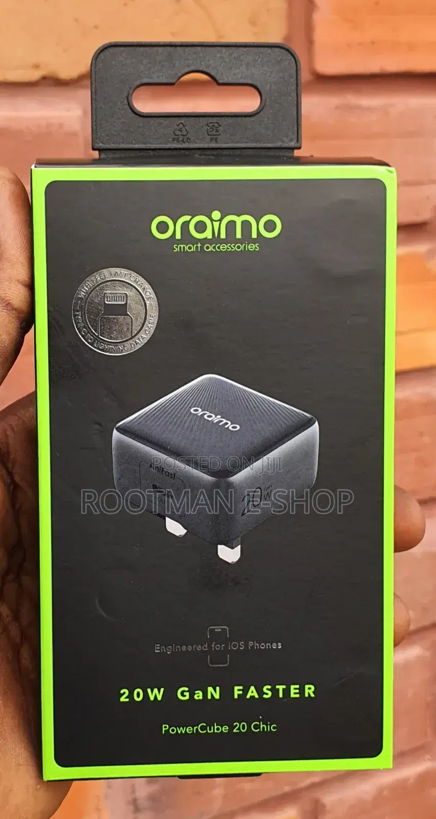 Oraimo Powercube Type-C to Lightning Cable and Charger