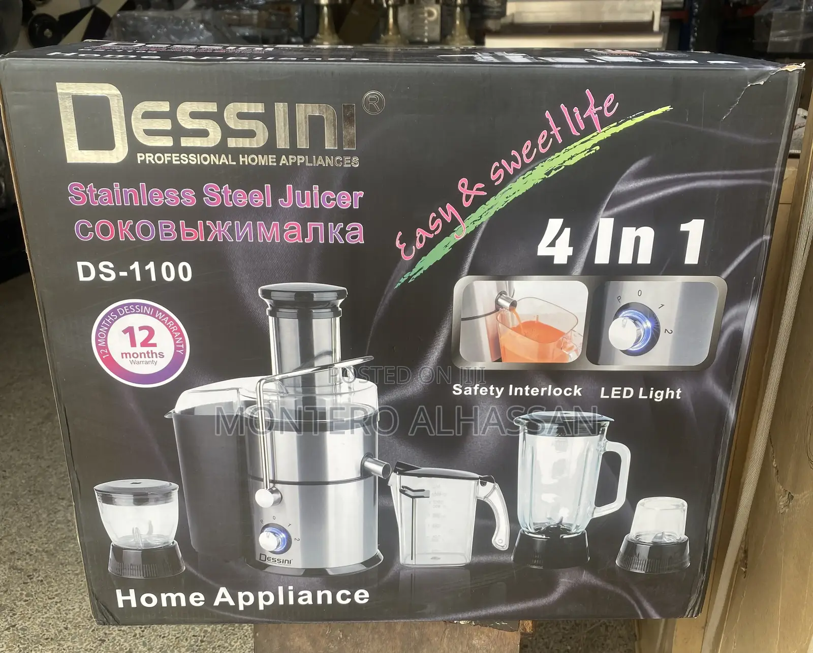 Stainless Steele Juicer 4 in 1
