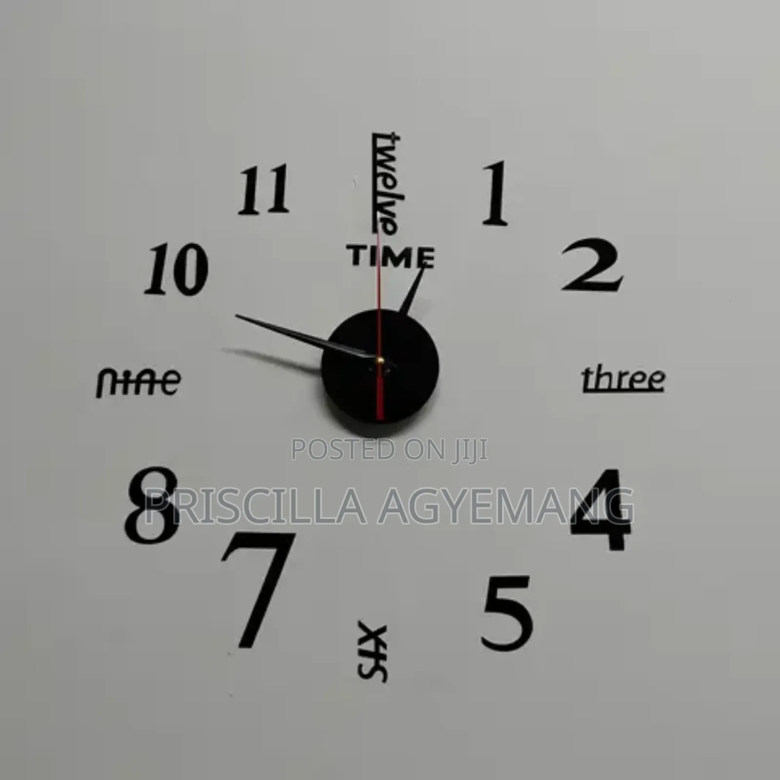 3d Wall Clock