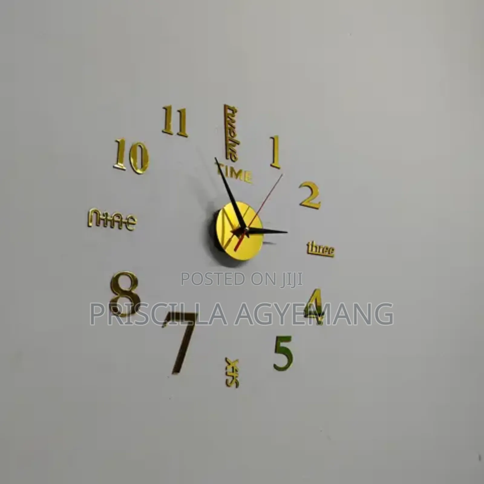 3d Wall Clock