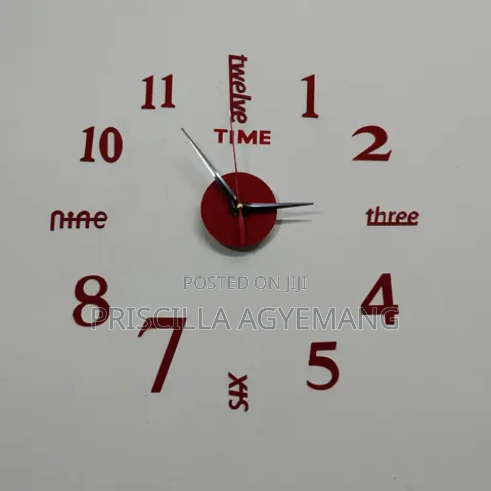 3d Wall Clock