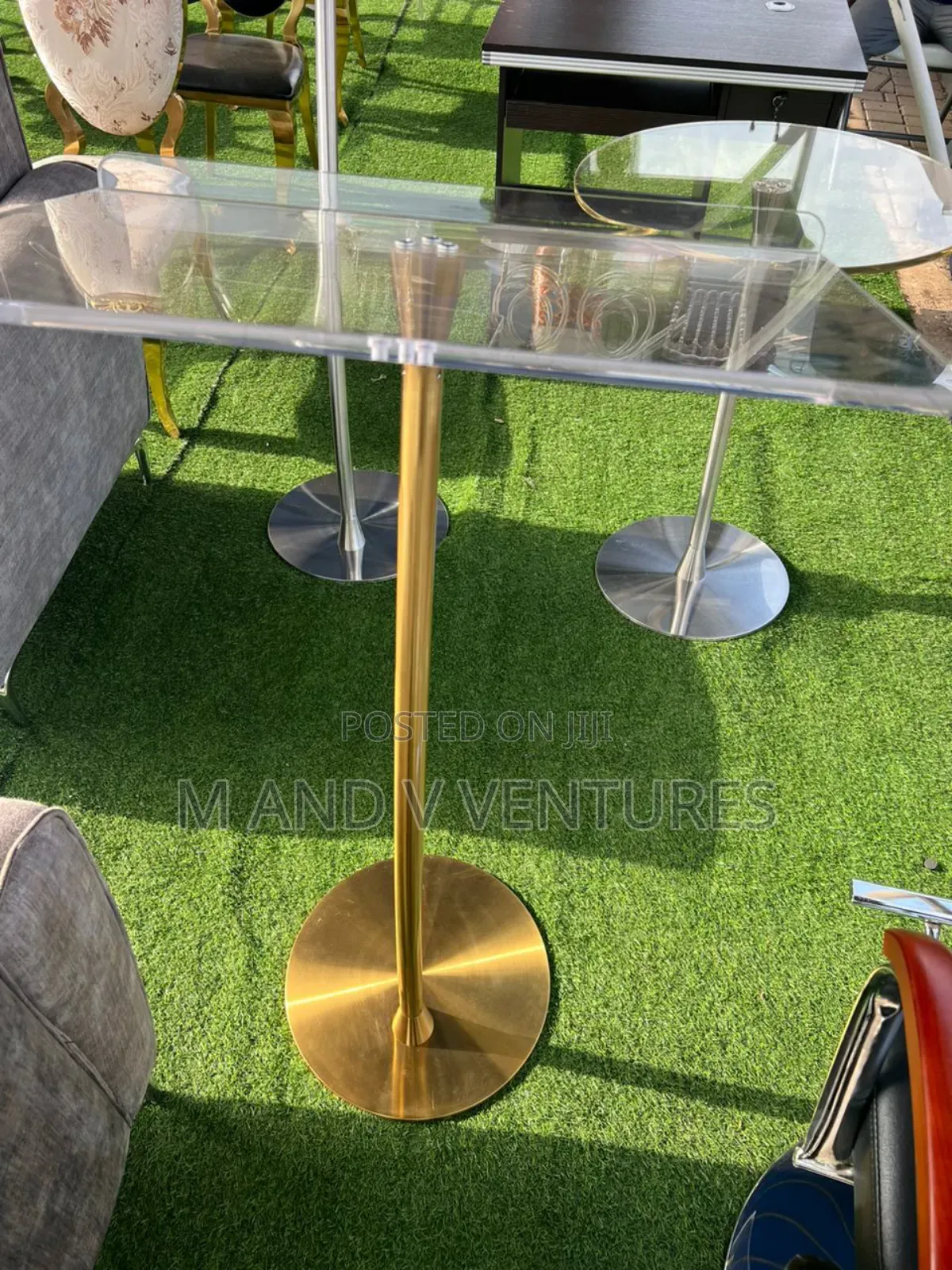 Church Pulpit Podium Gold Stand