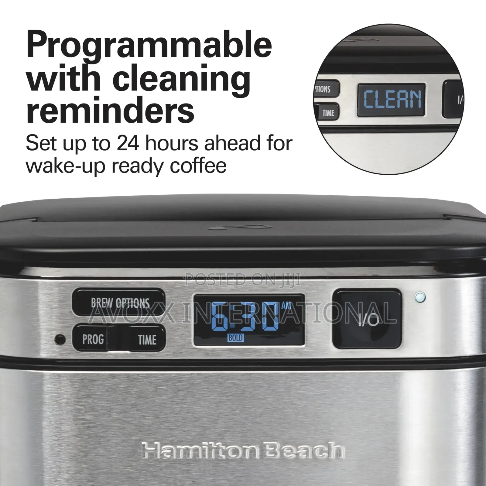 Hamilton Beach Programmable Coffee Maker, 12 Cups, 46310