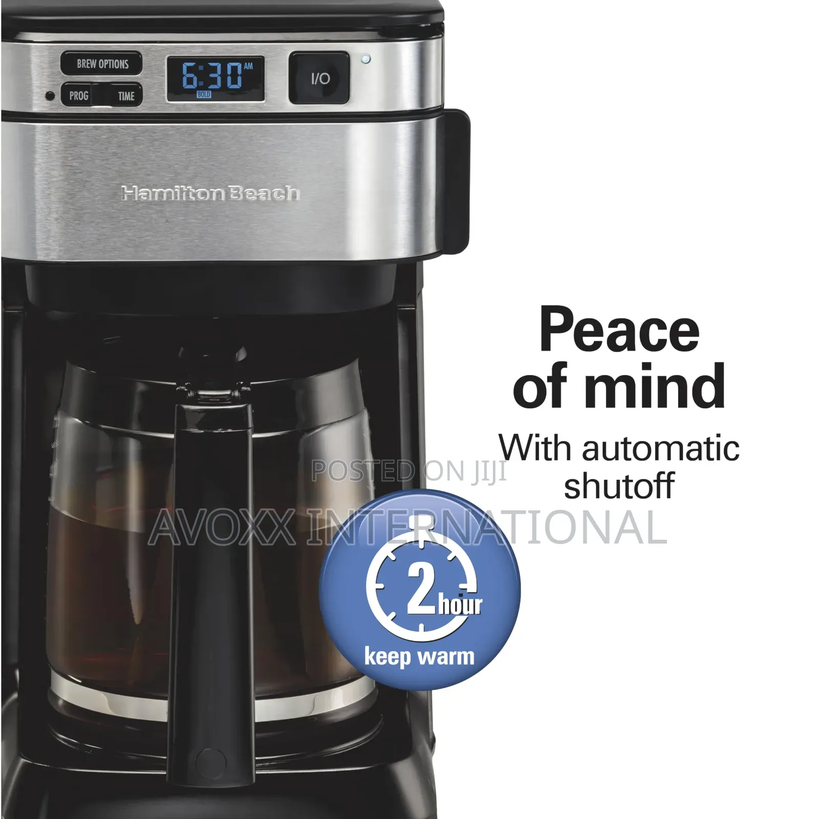 Hamilton Beach Programmable Coffee Maker, 12 Cups, 46310