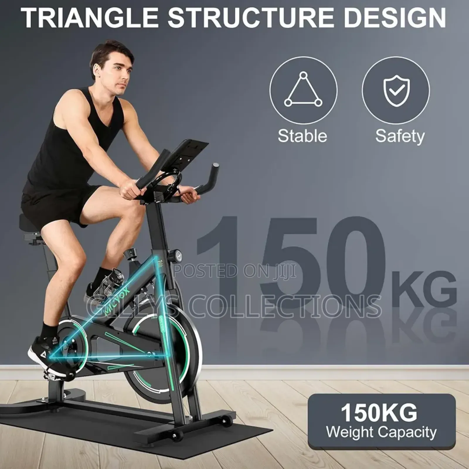 Spinning Bike Silent Stationary Bikes Commercial