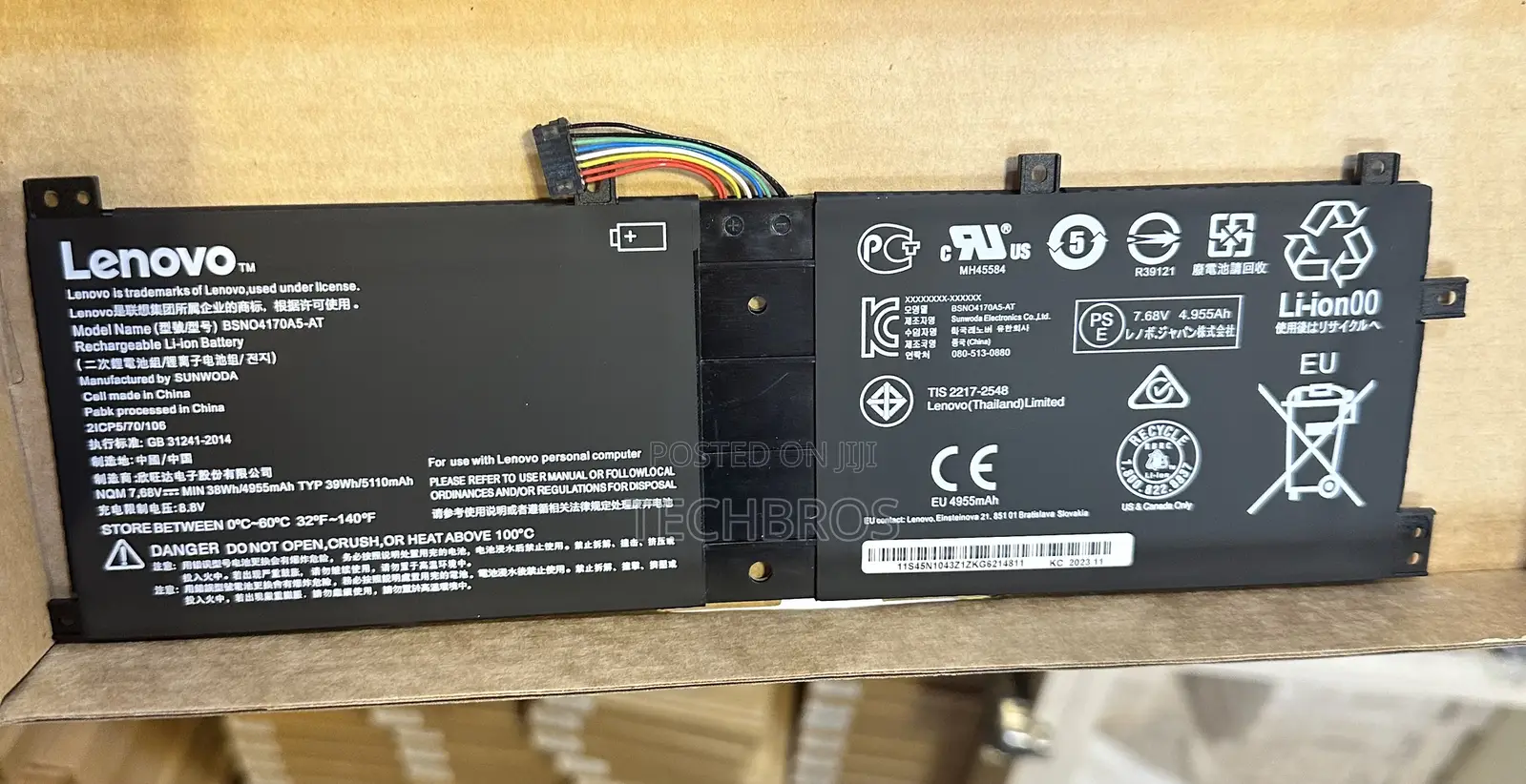 Original Lenovo Miix 520 510 Battery -bsno4170a5-at