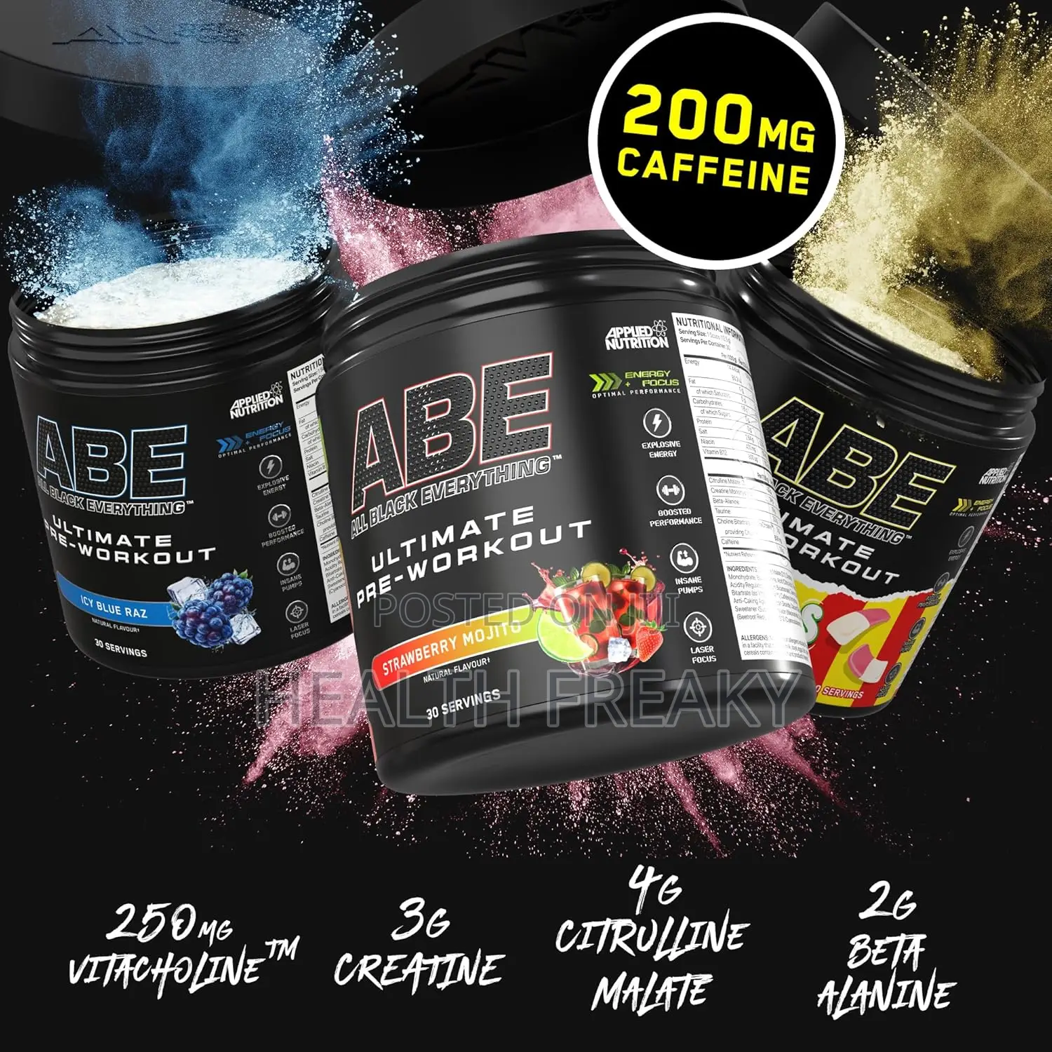 Preworkout Abe Preworkout Creatine Energy Muscle Builder