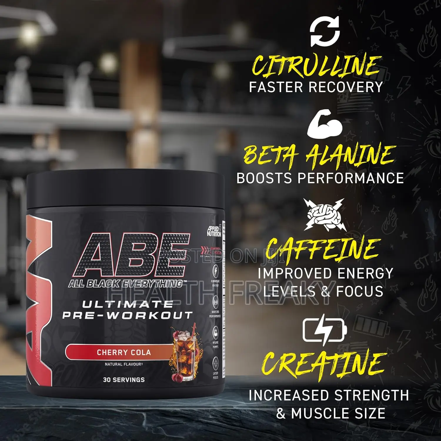 Preworkout Abe Preworkout Creatine Energy Muscle Builder