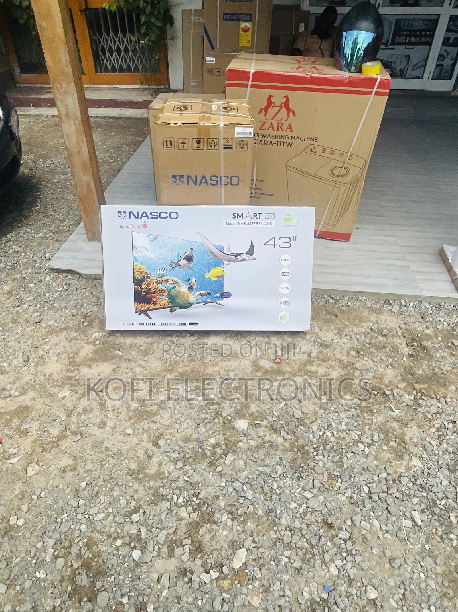 Nasco Android Version Netflix Smart LED TV 43inchs