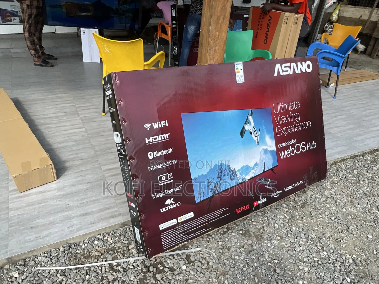 Netflix Webos Asano 65′′ UHD Miracast Smart Satellite TV