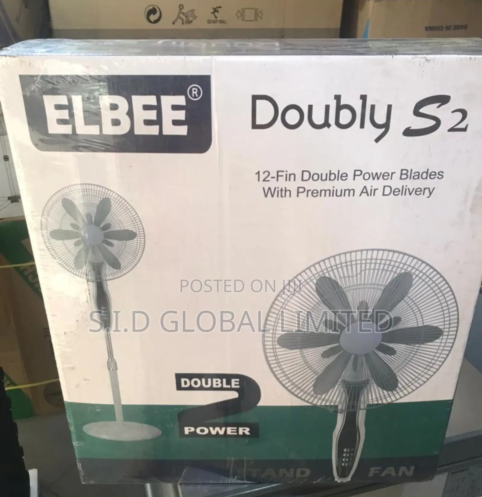 Feel the Breeze of Comfort 16′′12-Blade Stand Fan -Doubly S2