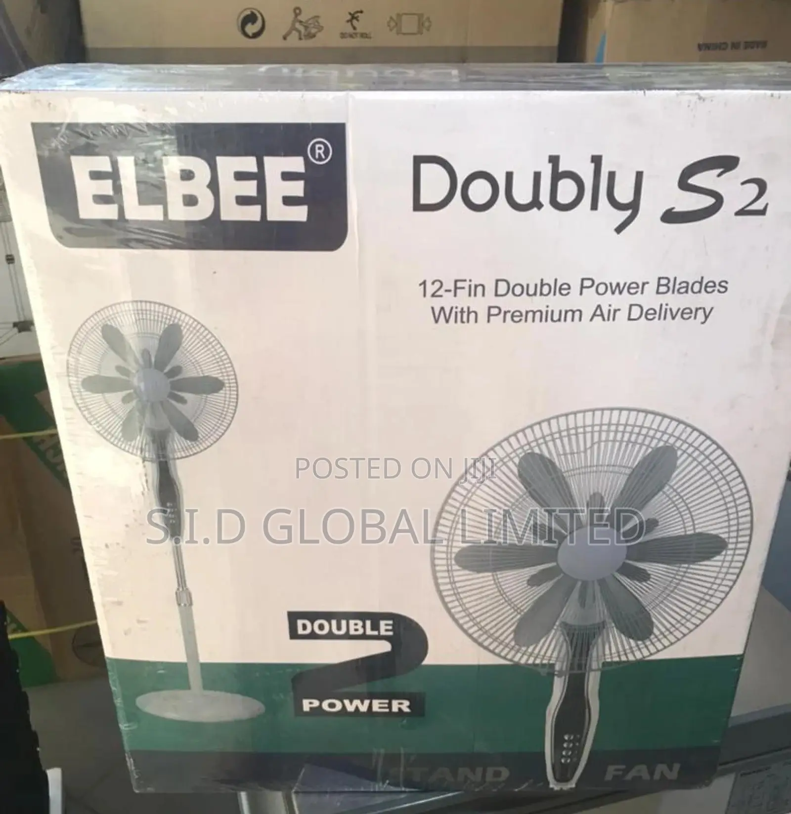 Breathe Easy With 16′′ 12-Blade Stand Fan -Doubly S2