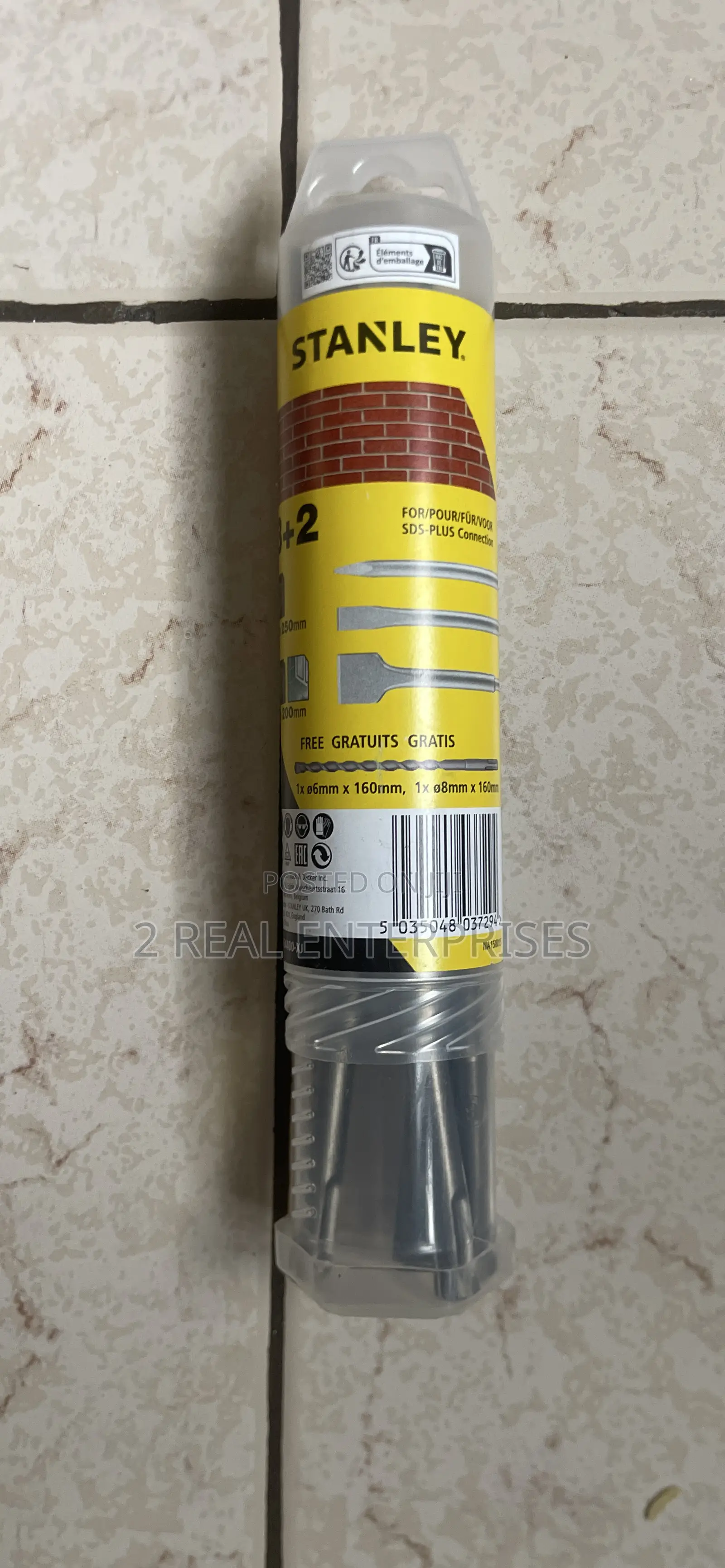Stanley SDS-Plus Chisel and Bit Set (5 Pc) Sta54400
