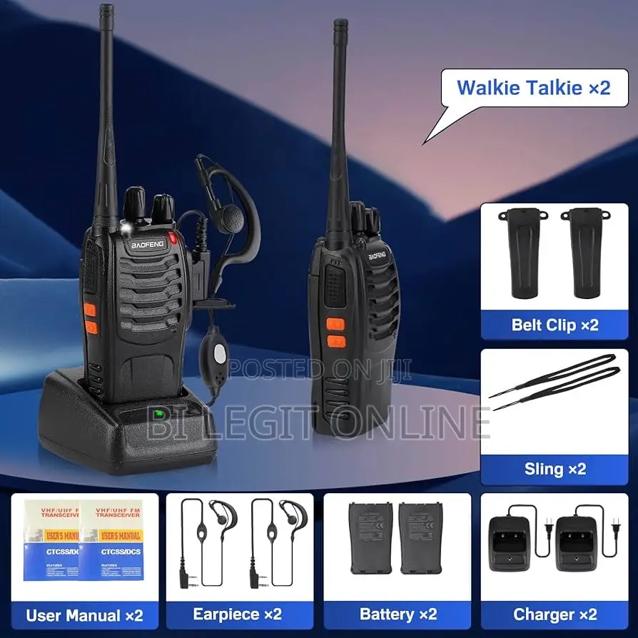 Baofeng Walkie Talkies ( a Pair)