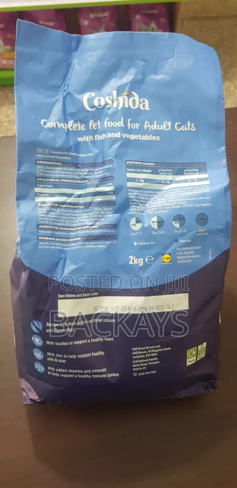 Highly Nutritious Coshida Cat Food for All Cat Types