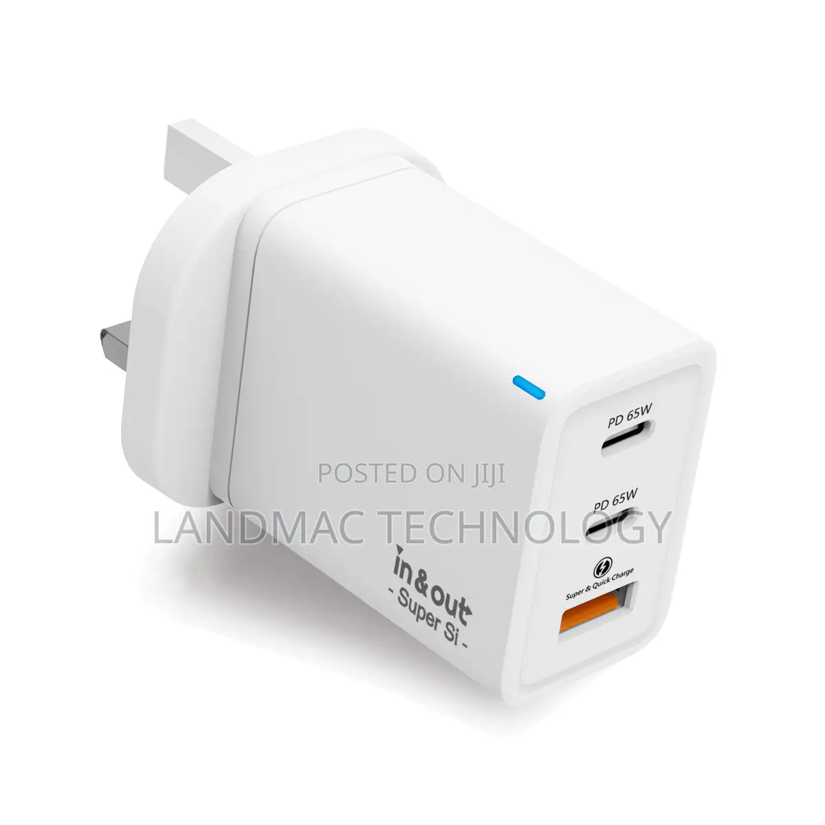 Super Silicon 65W 5-Ports Fast Charger I-65w
