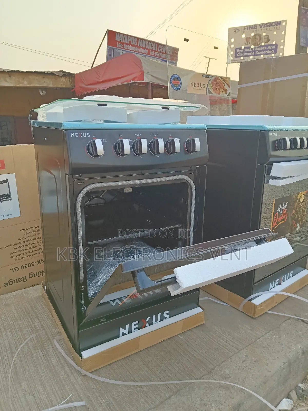 Nexus 50*50 4burner Gas Cooker Oven + Grill
