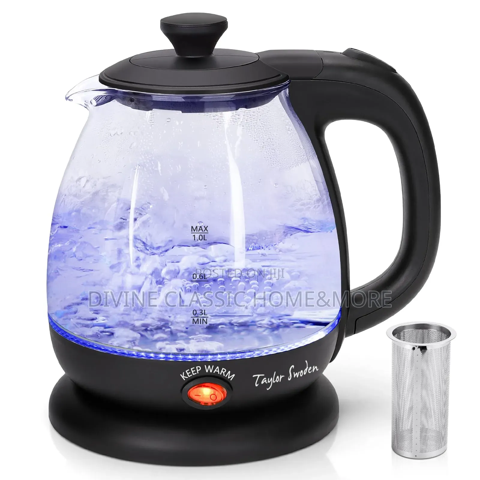 Taylor Swoden Electric Kettle With Infuser (1lit)