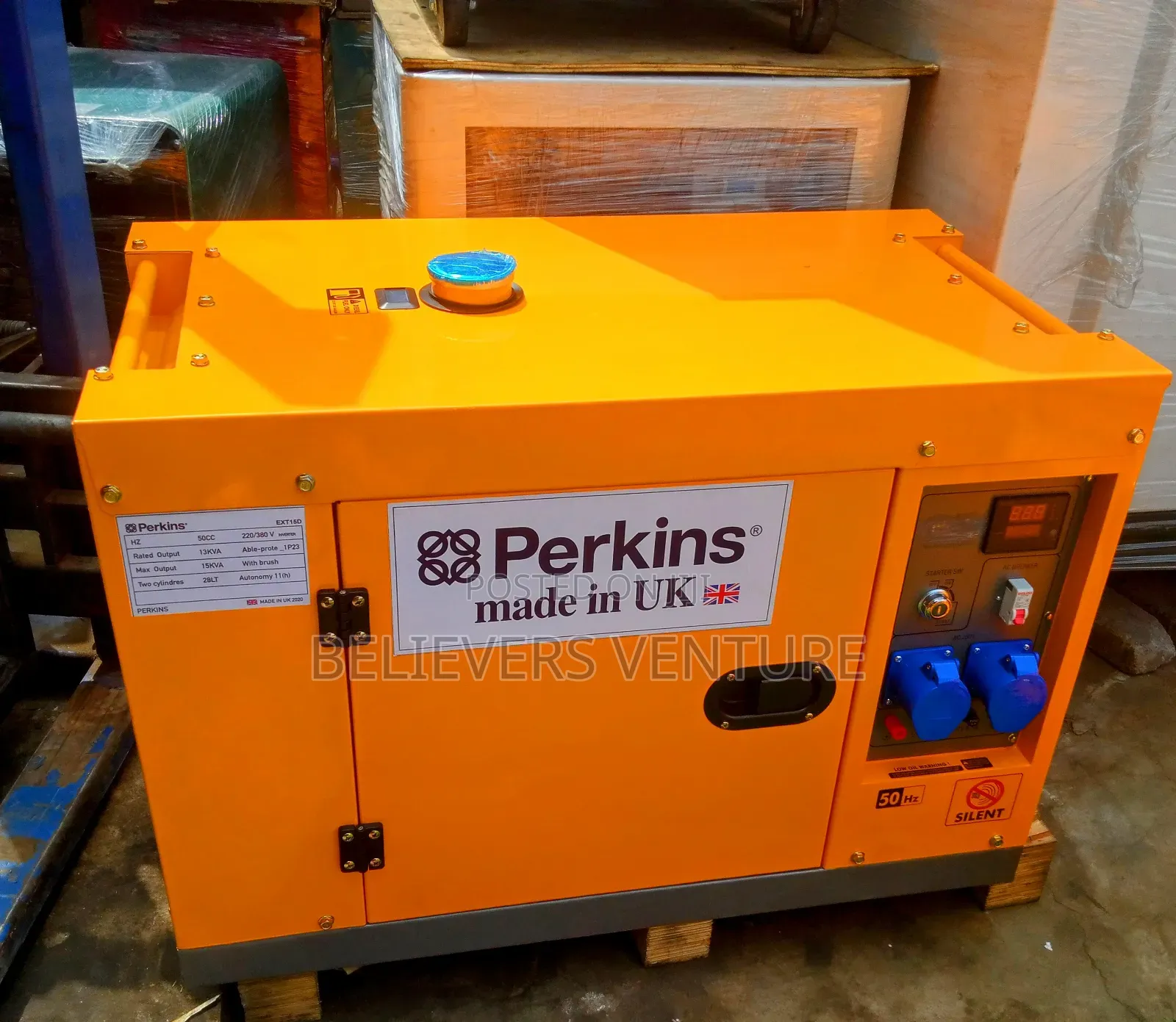 Verified Generator 15kva Diesel Perkins 16500watt Generator
