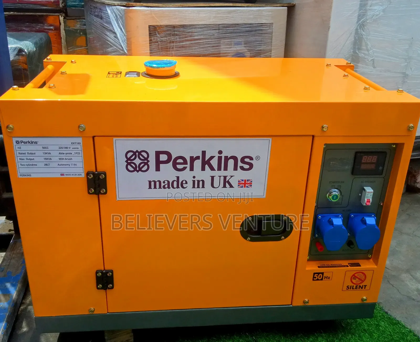 Correct Perkins Diesel Generator 15kva 16500watt Generator