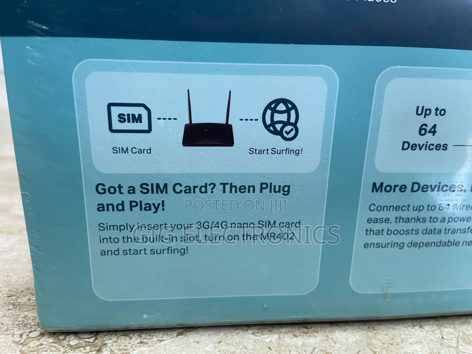 TP Link Archer MR402 AC1200 Wireless 4G LTE Internet Router