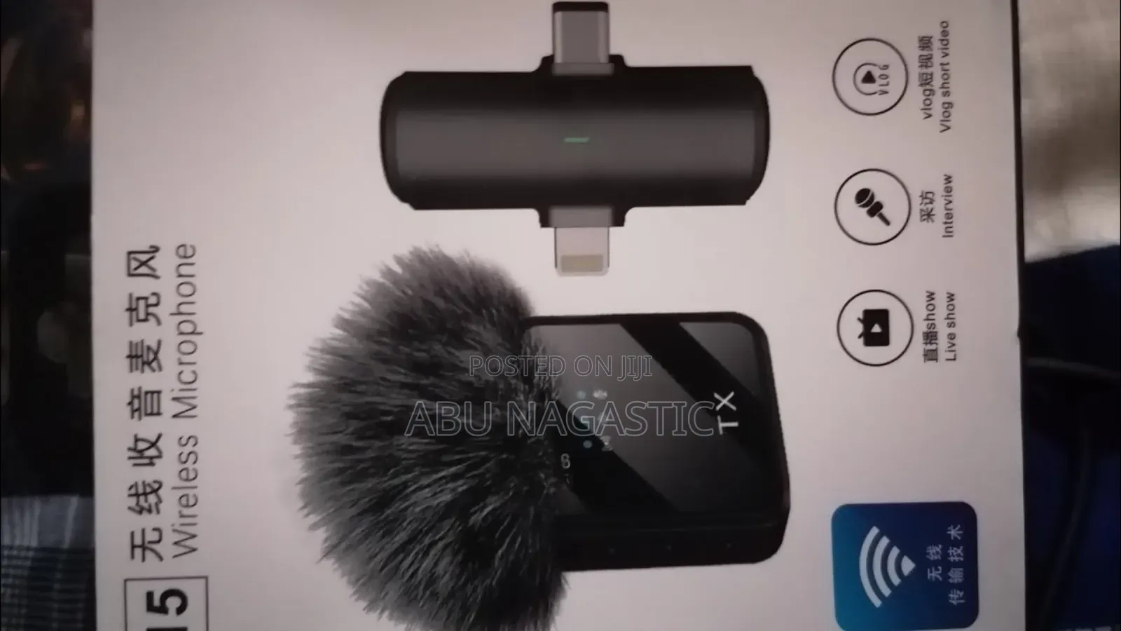 F15 2in1 Wireless Lavalier Microphone