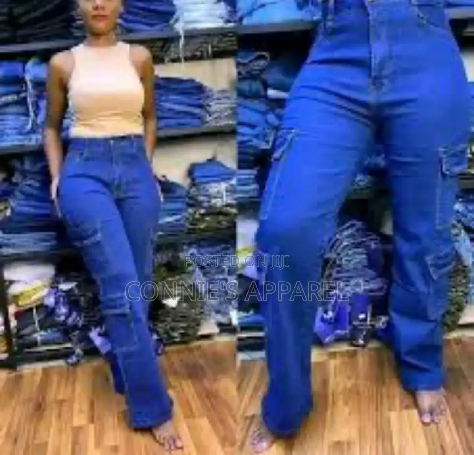 Ladies Cargo Jeans