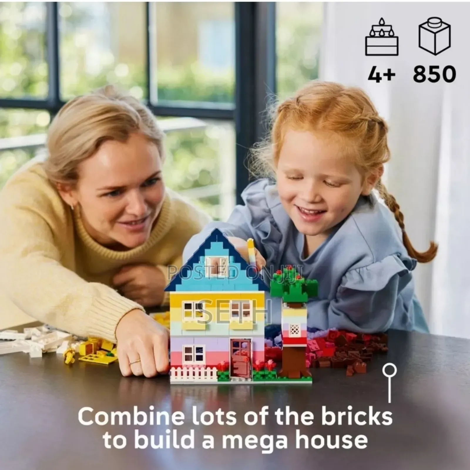 LEGO Classic Creative Houses Brick Building Set 850pcs