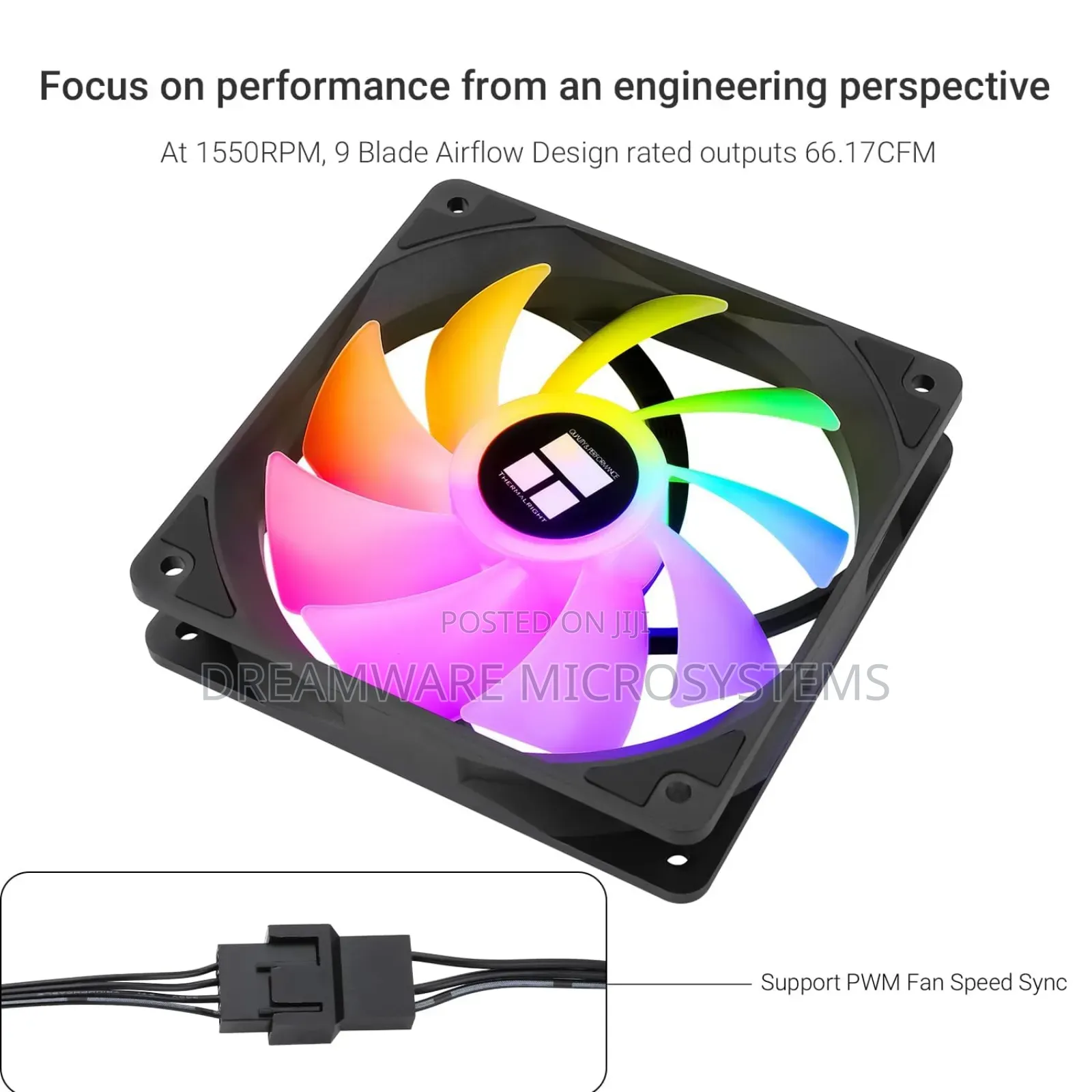 Thermalright TL-C12C 3 in 1 120mm Cooling Fan 5V ARGB