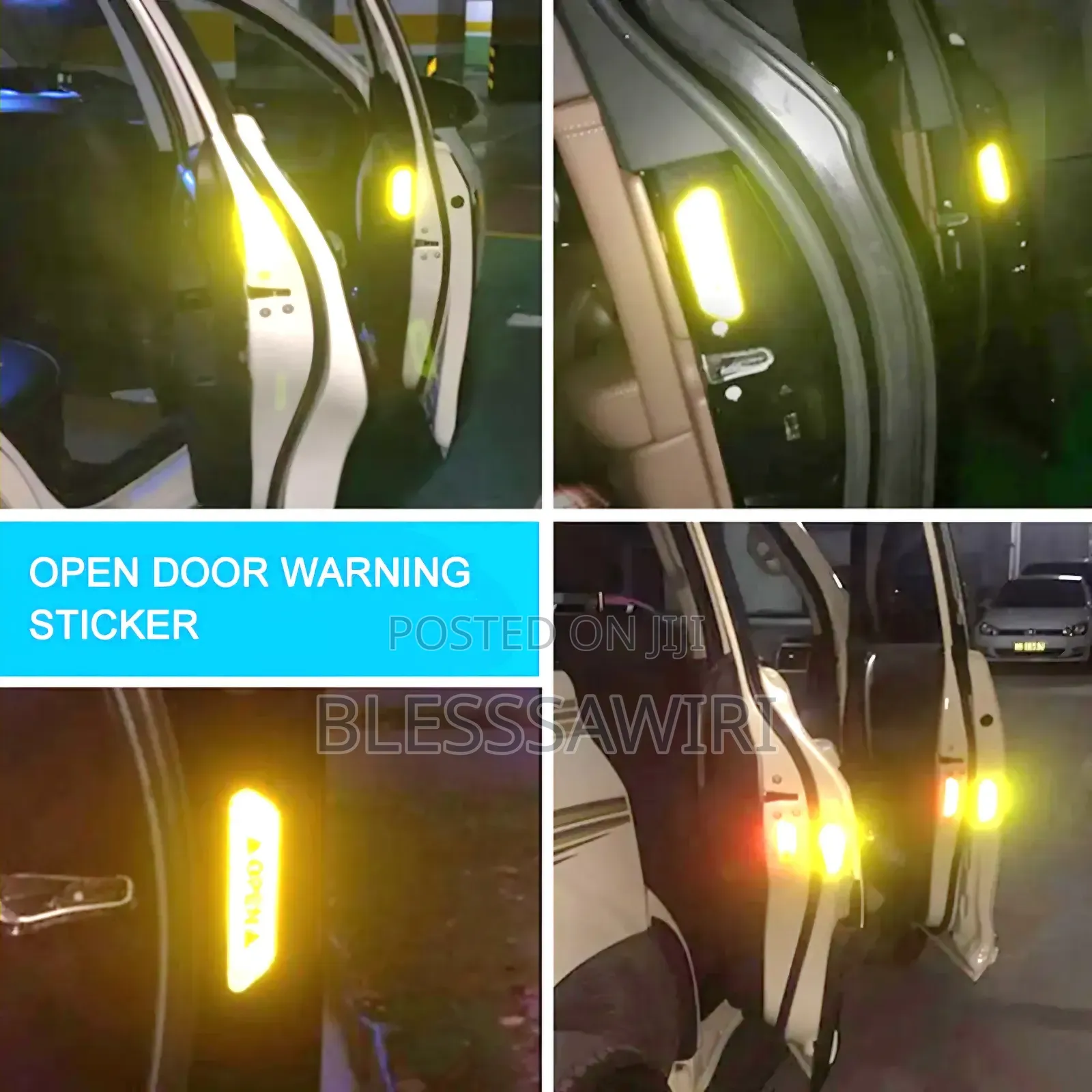 Reflective Car Door Sticker Safety Opening Warning Reflector