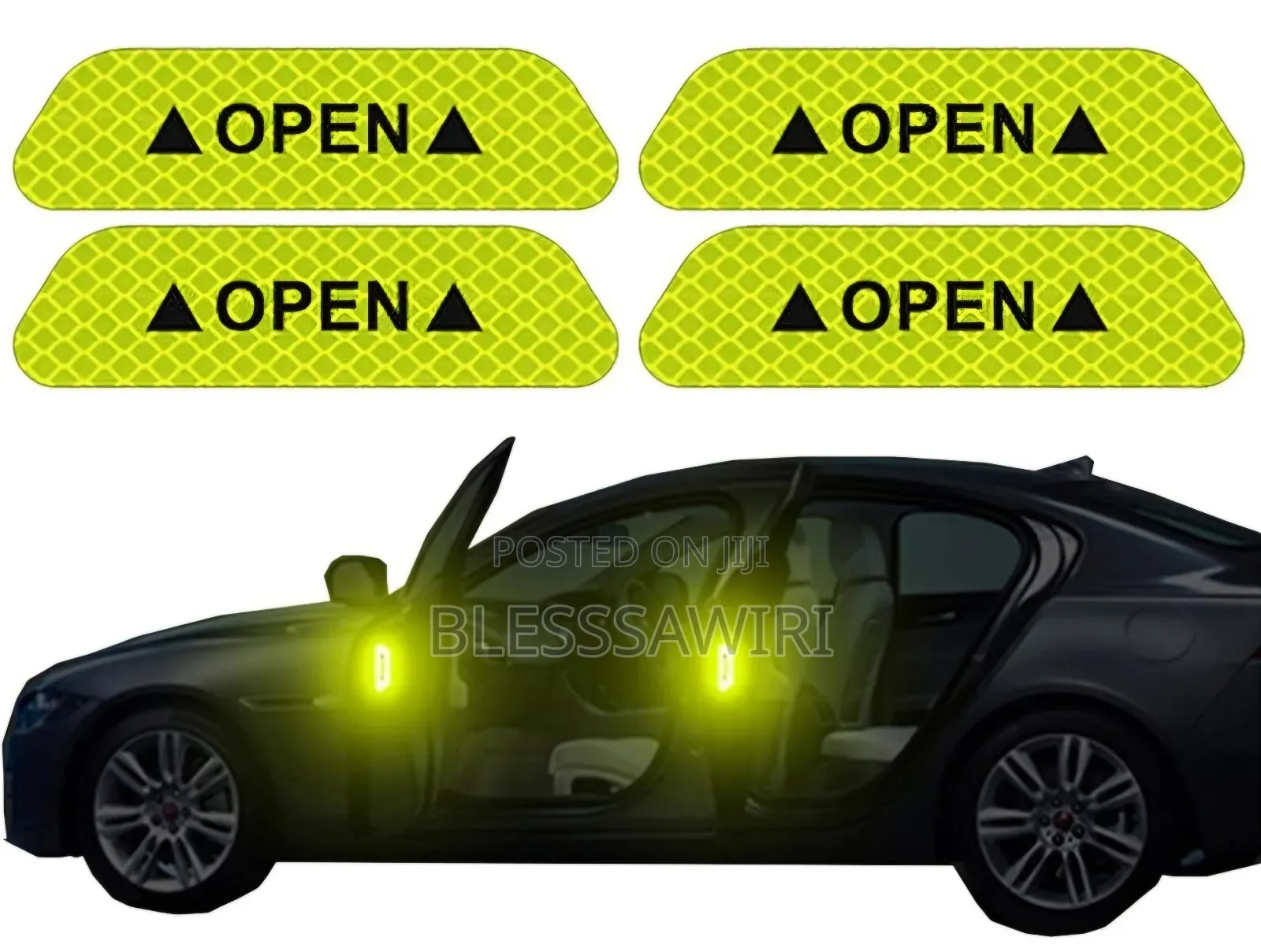 Reflective Car Door Sticker Safety Opening Warning Reflector