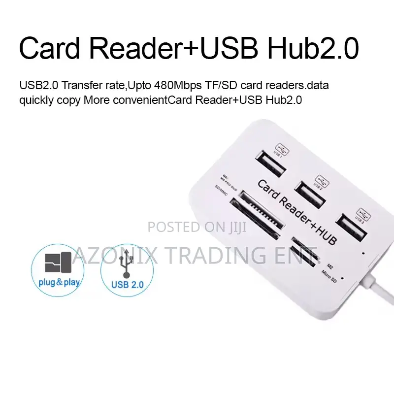 3usb + Card Reader Pc Hub