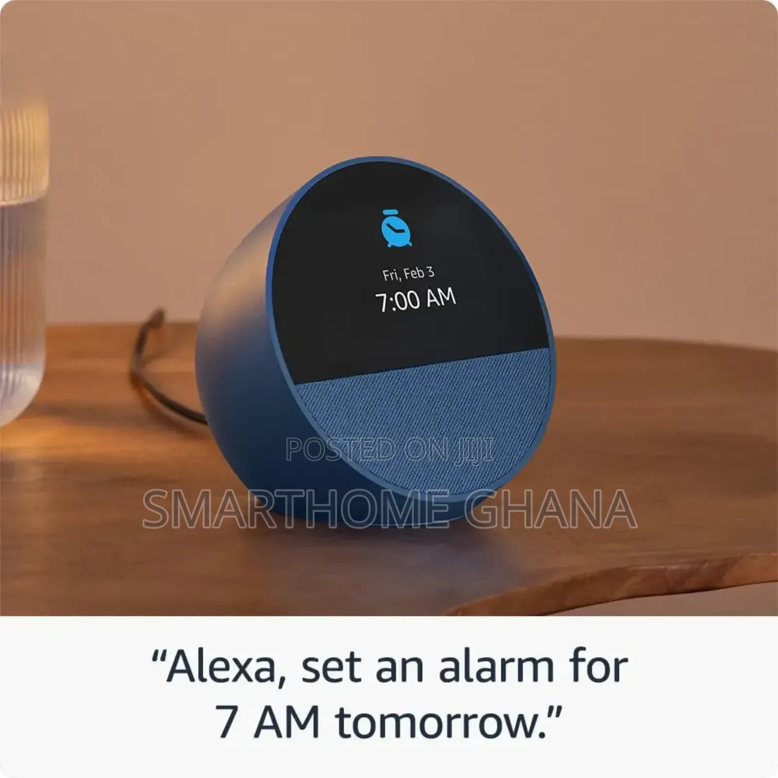 All-New Amazon Echo Spot (2024) With Alexa and Vibrant Sound