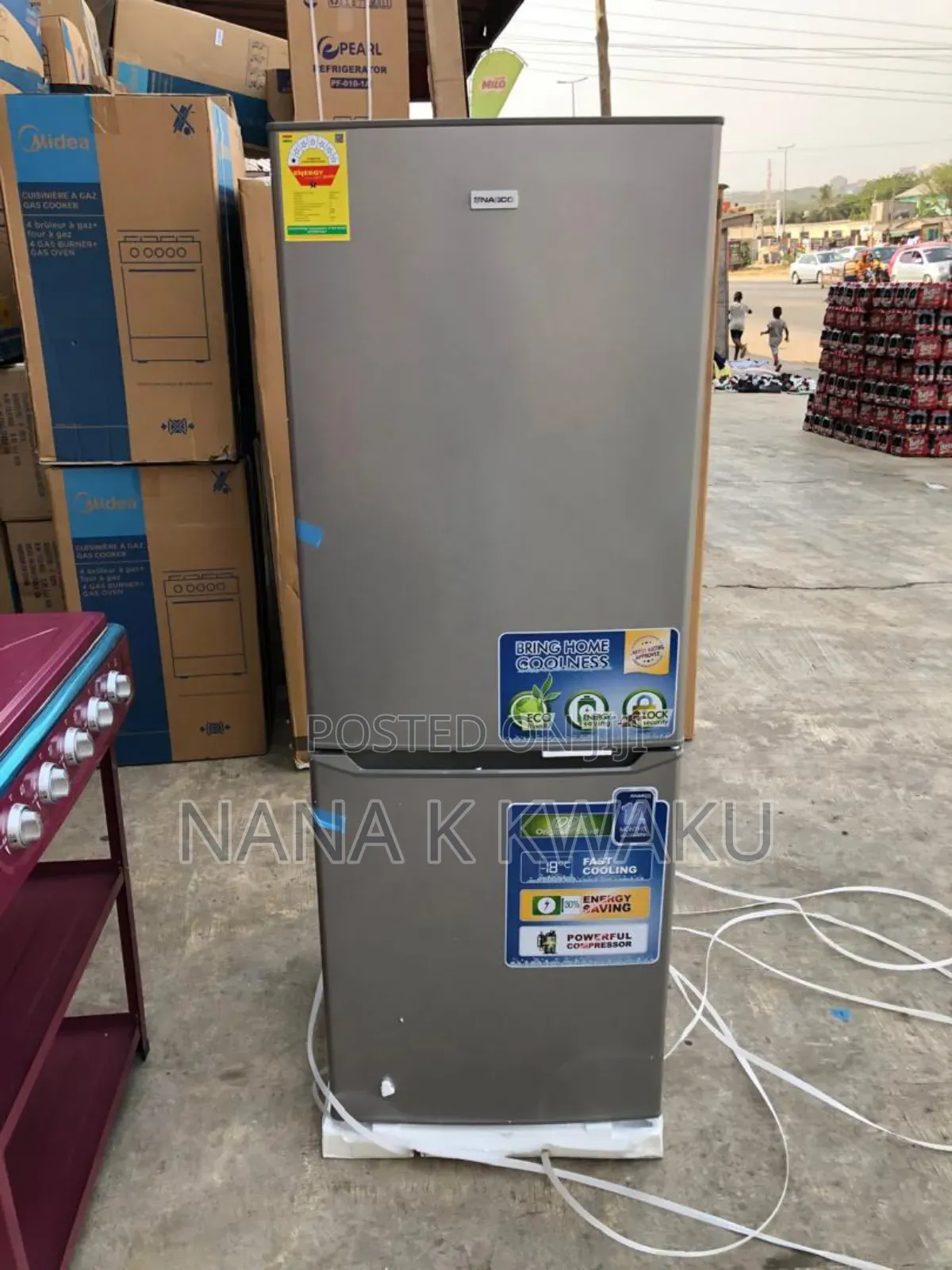 Down Freeze Nasco 205litres Double Door Fridge/Down_freezer