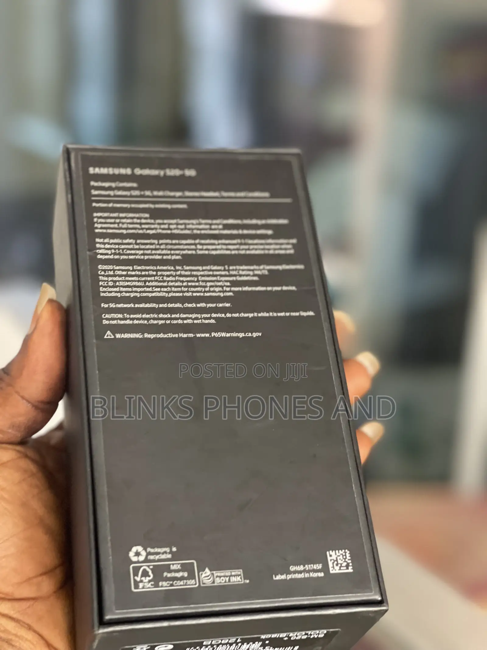 New Samsung Galaxy S20 128 GB Black