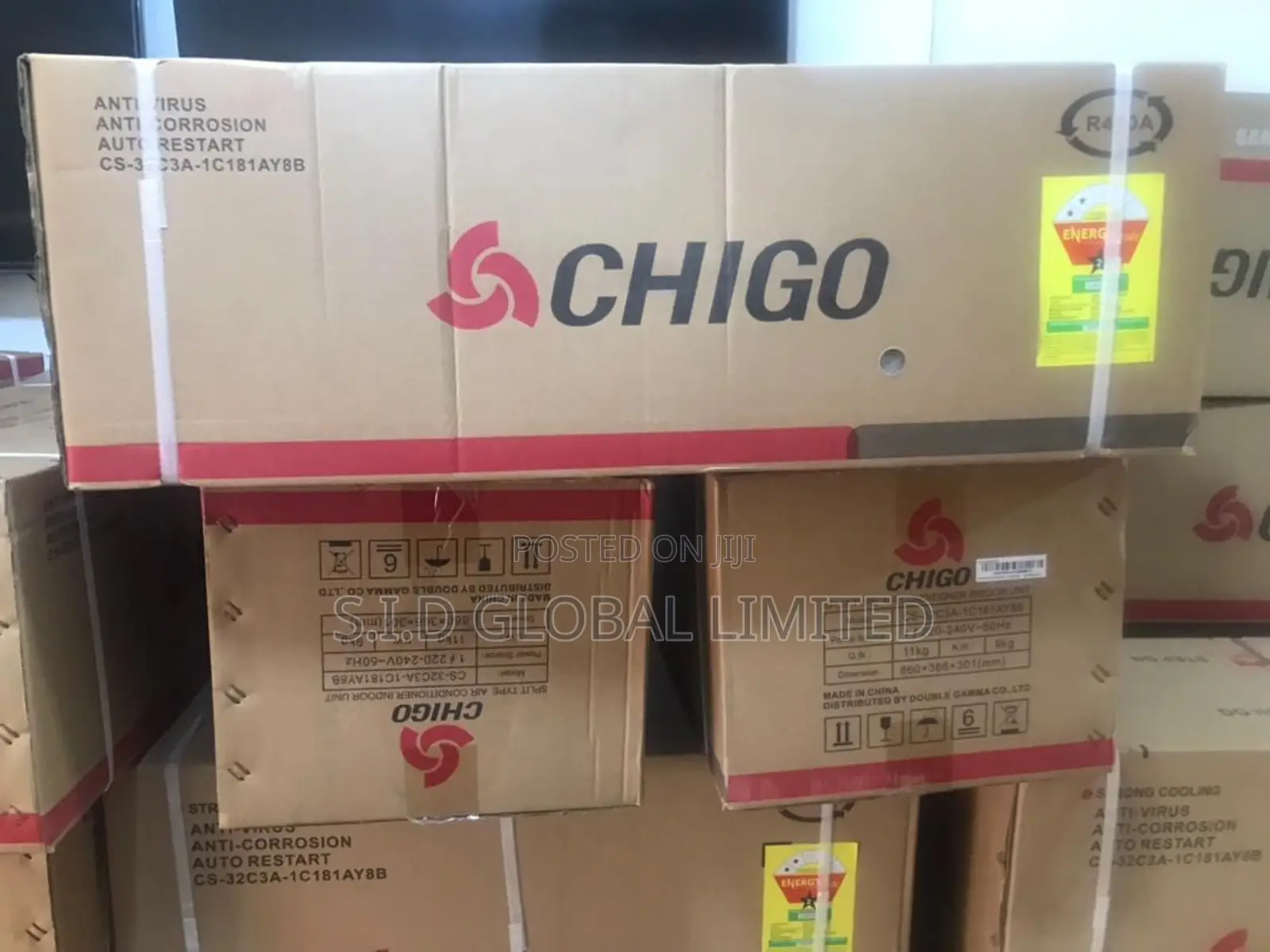 Auto Restart Chigo 1.5 HP Air Conditioner R410 Gas